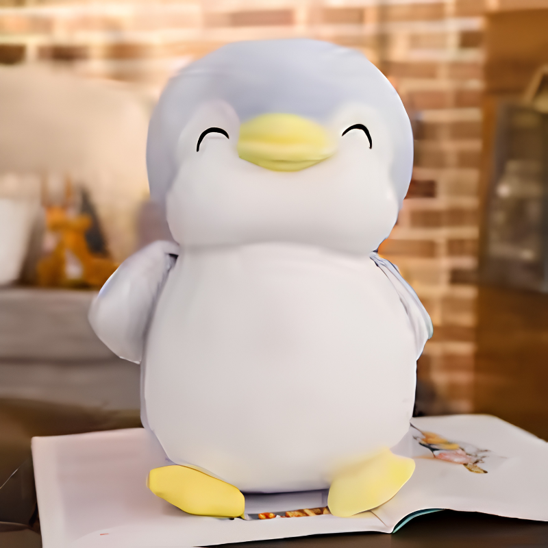 Cute plush penguin toy grey soft stuffed animal
Black penguin plush toy aesthetic gift Pakistan
Soft penguin stuffed toy Norfae collection
Cute penguin plush room decoration
Plush toy for kids and couples gift