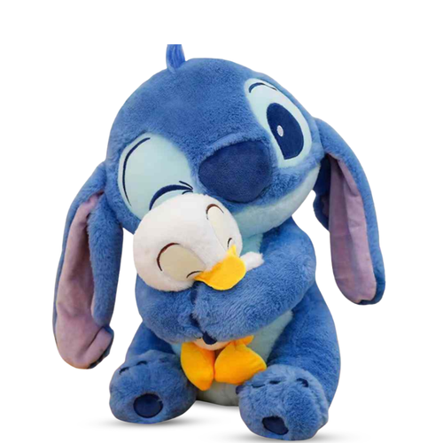 Cute stitch plush toy holding duck soft stuffed animal
Blue stitch plush toy with duck gift Pakistan
Premium stitch plush Norfae collection
Cute cartoon plush toy room decoration
Soft plush toy for kids and couples gift