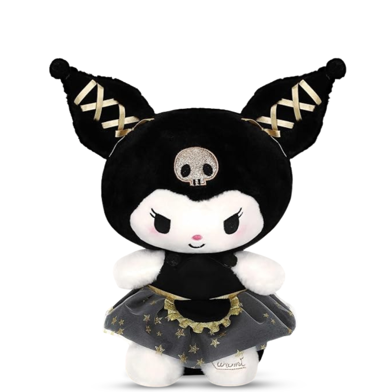 Kuromi plush doll black bunny gothic cute toy
Black kawaii plush doll with skull design Pakistan
Kuromi style plush Norfae aesthetic collection
Cute gothic plush toy room decor
Soft plush doll for gifting and collection