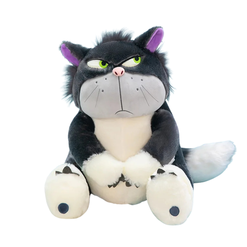 Lucifer cat plush toy grey and white

Chubby kitty plush teddy

Soft cat plush toy for kids

Cute grumpy style cat plush

Animal plush toy room décor