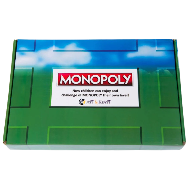 Monopoly classic board game box

Monopoly family strategy board game

Property trading board game Monopoly

Classic Monopoly game for kids and adults

BoardBox family board games collection