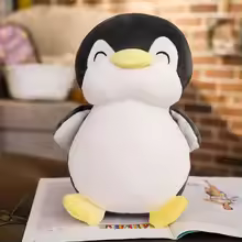 Cute plush penguin toy grey soft stuffed animal
Black penguin plush toy aesthetic gift Pakistan
Soft penguin stuffed toy Norfae collection
Cute penguin plush room decoration
Plush toy for kids and couples gift