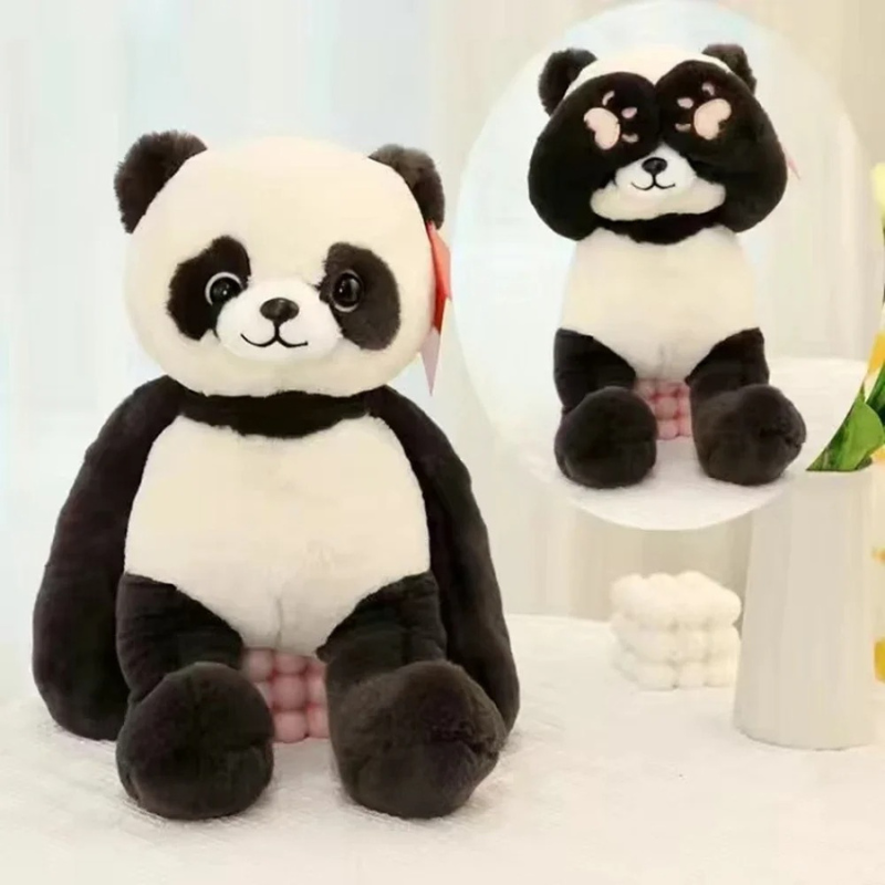Peek-a-Boo Panda plush toy soft stuffed for kids

Ultra soft black and white panda plush toy

Cute panda plush toy for gifting

Kids soft plush Peek-a-Boo Panda cuddle toy

Premium quality panda plush nursery décor