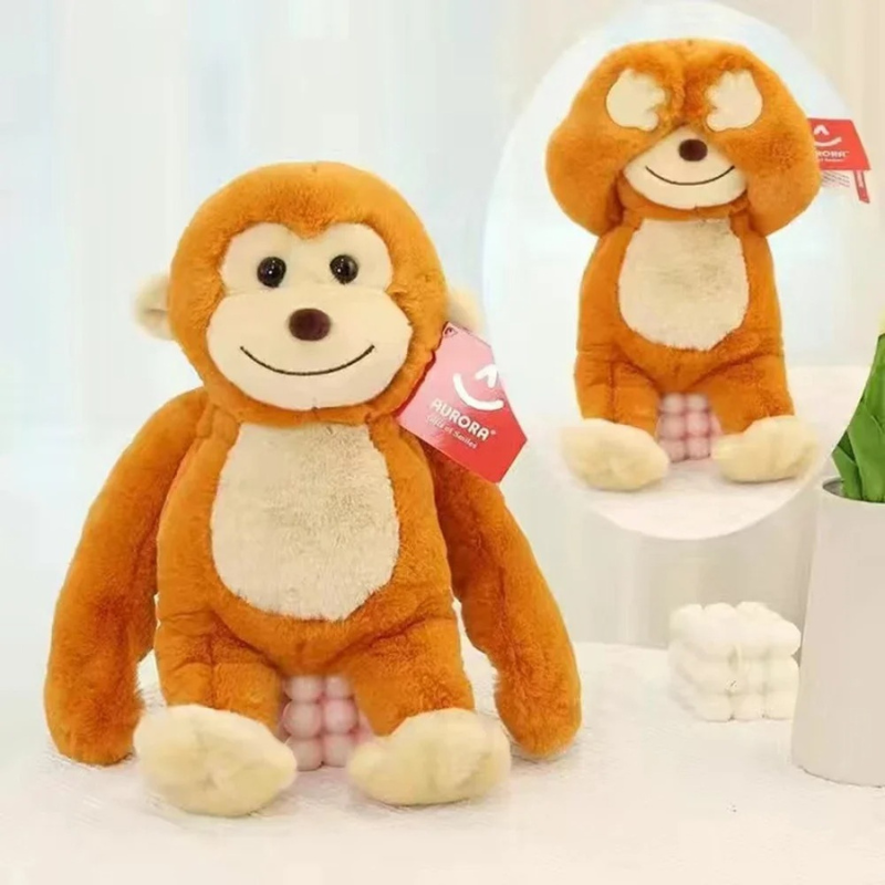 Peek-a-Boo Monkey plush toy soft stuffed for kids

Ultra soft brown monkey plush toy

Cute monkey plush toy for gifting

Kids soft plush Peek-a-Boo Monkey cuddle toy

Premium quality monkey plush nursery décor
