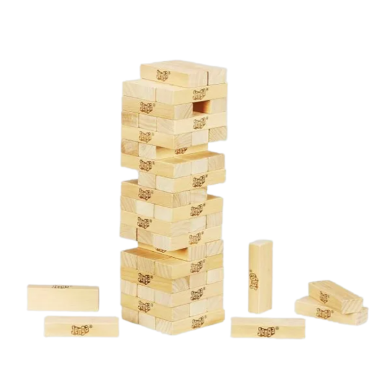 Jenga Classic Wooden Block Stacking Game