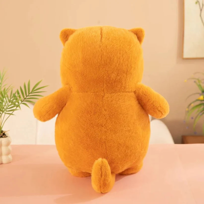 cute angry cat stuffed animal
soft plush cat toy orange white
funny grumpy cat plush for kids