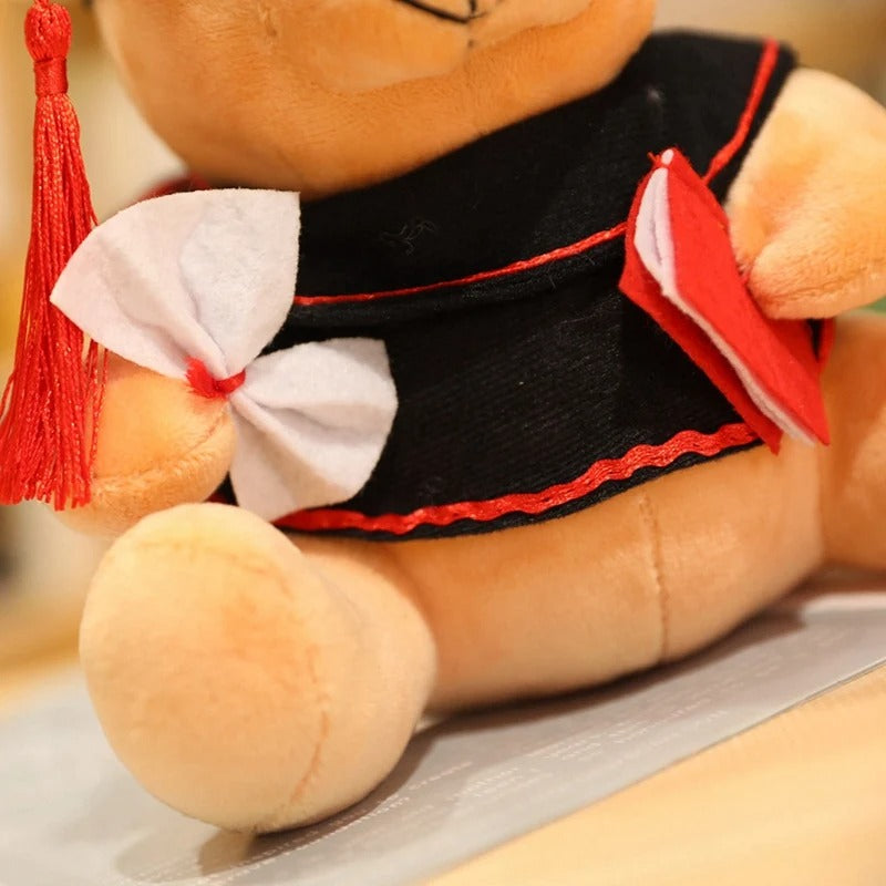 brown graduation teddy bear plush

white graduation teddy bear plush

teddy bear with cap and gown

graduate bear plush toy

graduation gift teddy bear