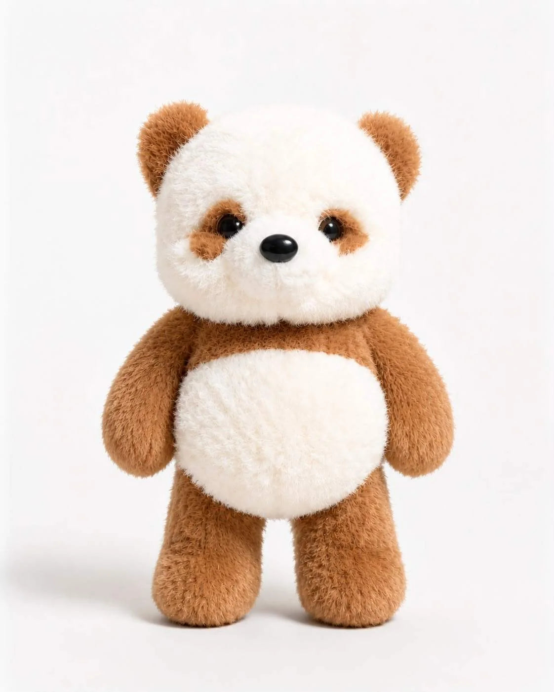 Running Panda Plushie – Cute Black & Brown Soft Stuffed Toy