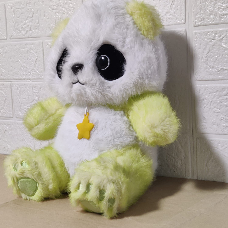 cute panda plush toy
soft panda stuffed toy
kawaii panda plush doll
panda plush with star pendant
fluffy panda stuffed animal